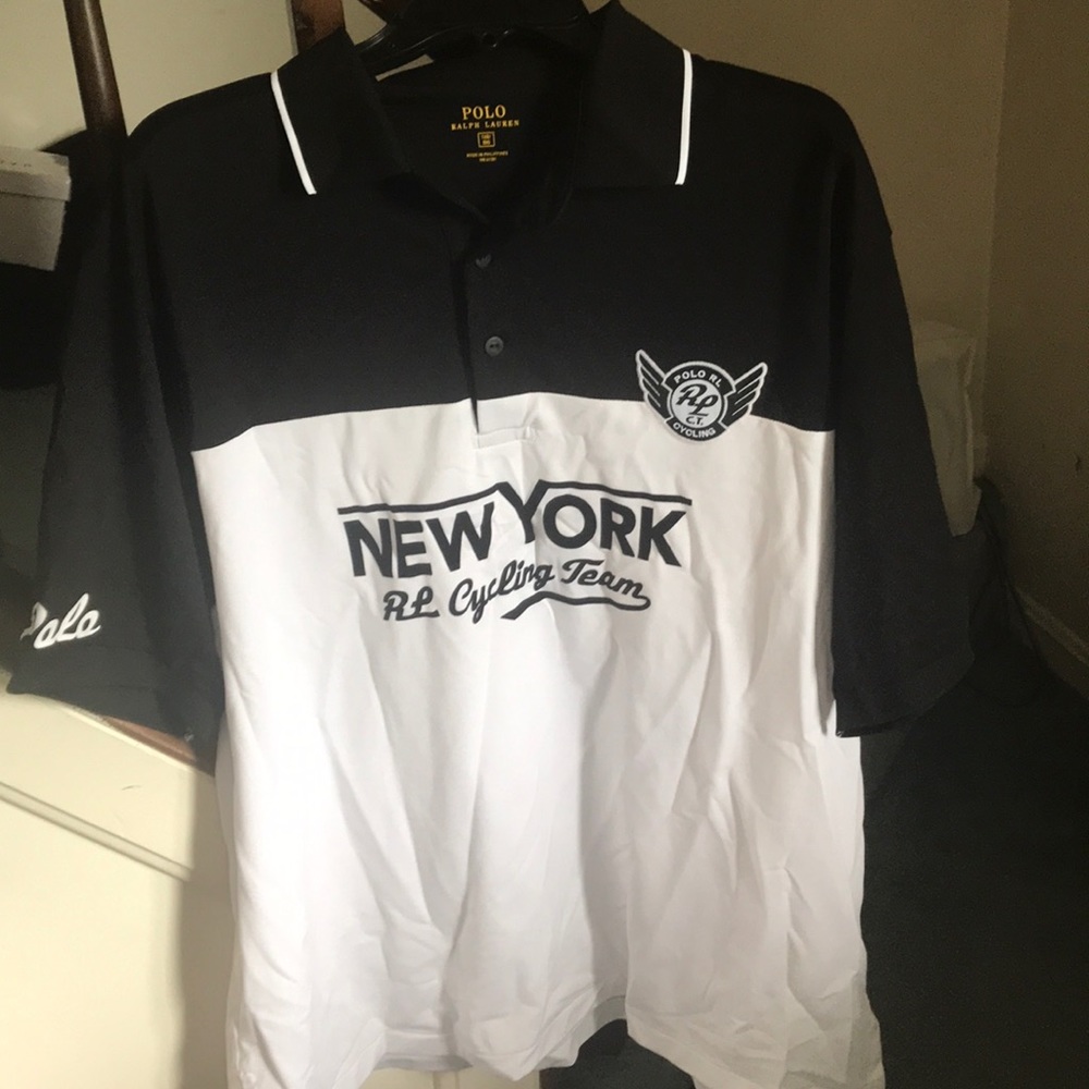 NWT Polo by Ralph Lauren black and white Polo